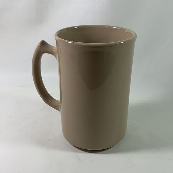 River Steamboat Beige Heavy Stone Ware Coffee Mug - Picture 2 of 5